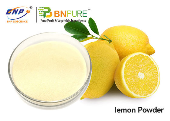 Soluble organique de Juice Powder Light Yellow Water de citron de Citrus Limon