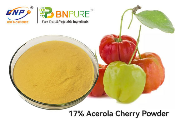 Acerola anti-vieillissement de haute qualité Cherry Extract Powder de vitamine C de 17%