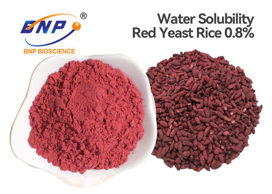 Essai rouge de CLHP de Monacolin K de l'extrait 0,8% de riz de levure de poudre fine