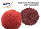 Poudre rouge de l'extrait 3% Monacolin-K Monascus Purpureus de riz de levure de FSSC