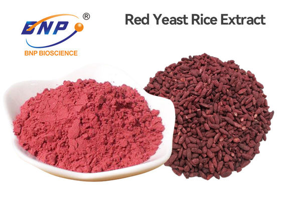 Extrait rouge 5% Monacolin-K de riz de levure de produits naturels purs de CLHP