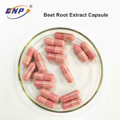 L'OEM rouge de capsule complètent des pilules d'extrait de racine de la betterave 600mg
